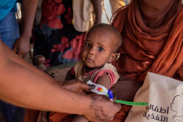Displaced children in Sudan