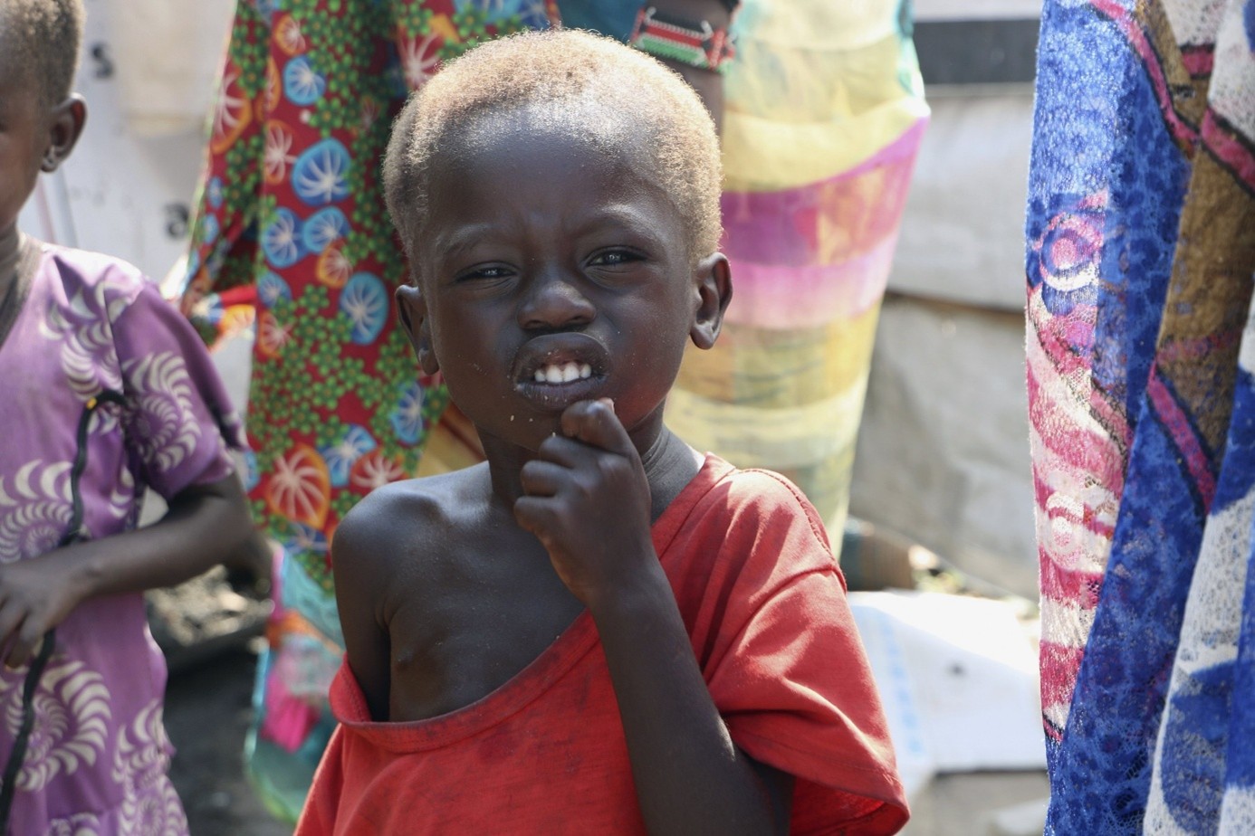 Children in need of humanitarian aid in Sudan