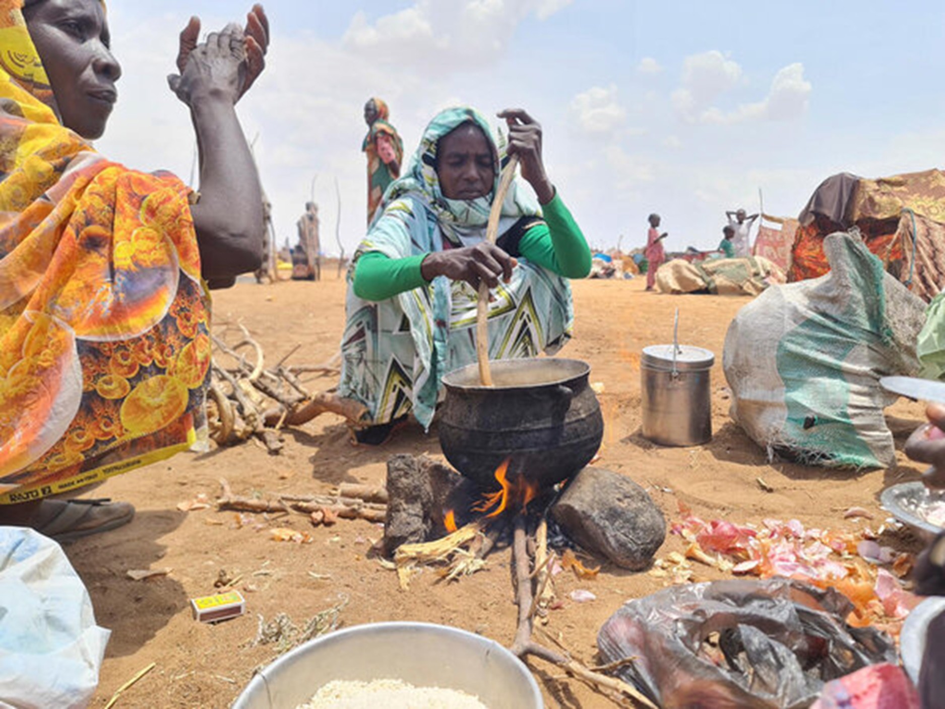 Children affected by El Fasher crisis