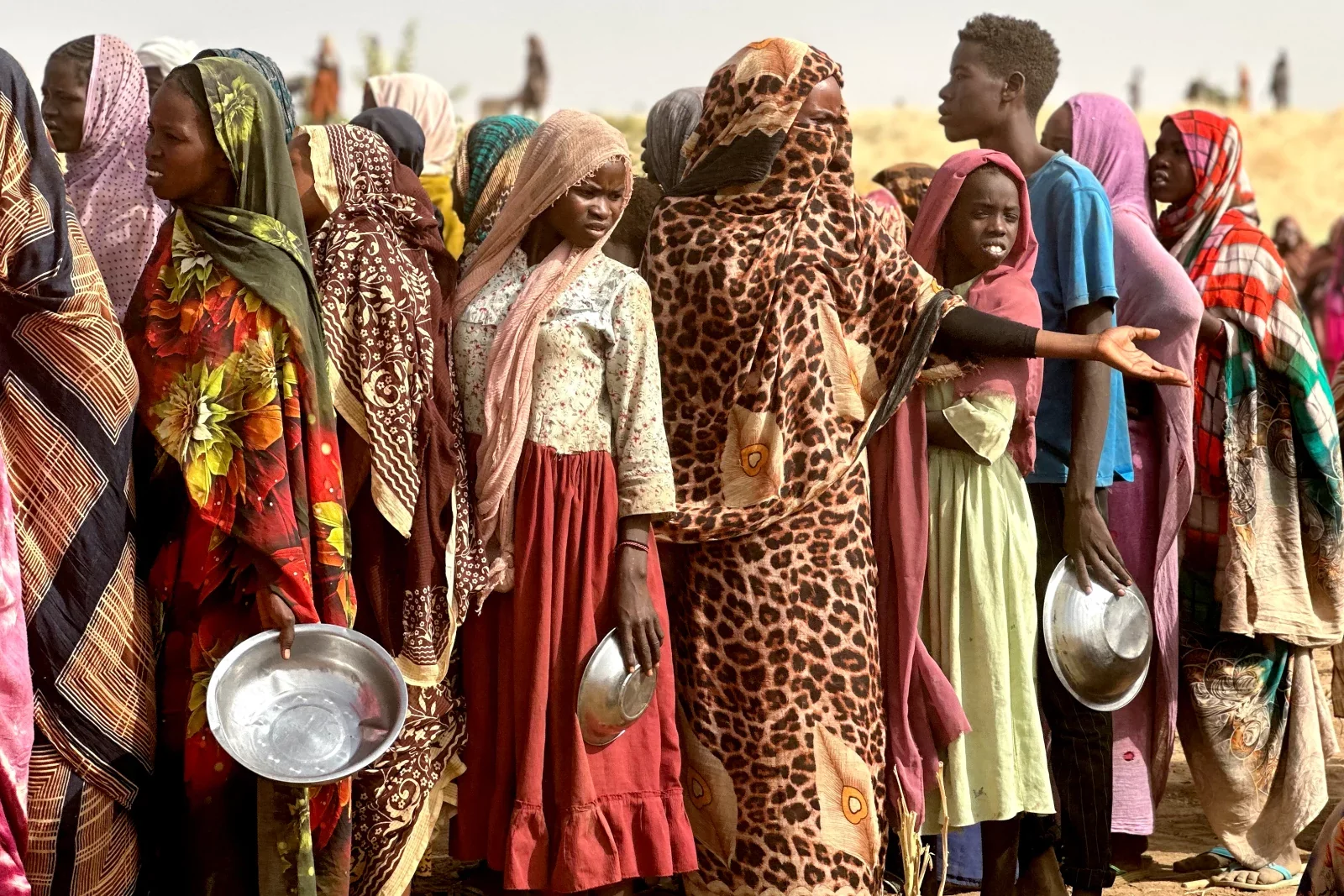 Survivors fleeing violence in Sudan